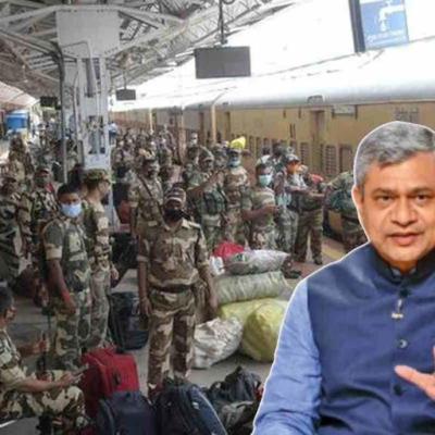 रेलवे ने BSF जवानों के सम्‍मान से किया खिलवाड़, मंत्री ने किसी को नहीं बख्‍शा