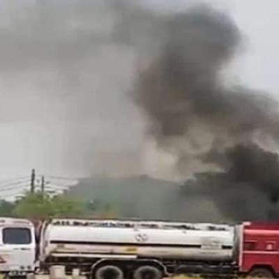 लखनऊ में इंडियन ऑयल के टैंकरों में लगी भीषण आग, क्षेत्र में अफरातफरी