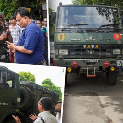 कोलकाता में सेना बनाम ममता सरकार, कल जवानों ने हटाया था टीएमसी का स्टेज, आज बंगाल पुलिस ने मिलिट्री का ट्रक रोका