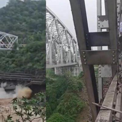 Chakki Railway Bridge: क्षतिग्रस्त पुल से गुजर रहीं ट्रेन, दिल्ली के इंजीनियरों ने किया मूल्यांकन, ...बाढ़ बढ़ाएगी मुश्किल, VIDEO