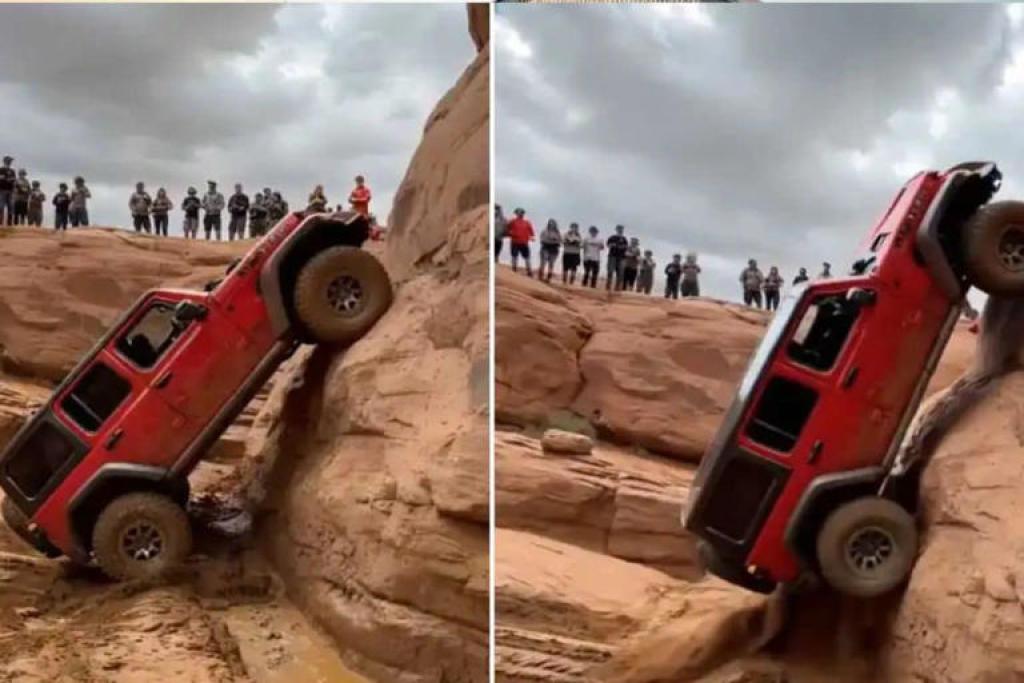Video: SUV हो तो ऐसी हो! 85° खड़ी चट्टान मक्खन की तरह कर ली पार, कौन सी कार है