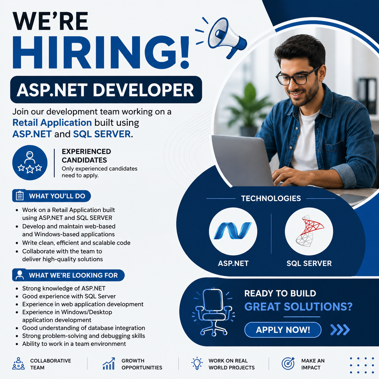 ASP.NET Developer Jobs | Web & Windows Application Development