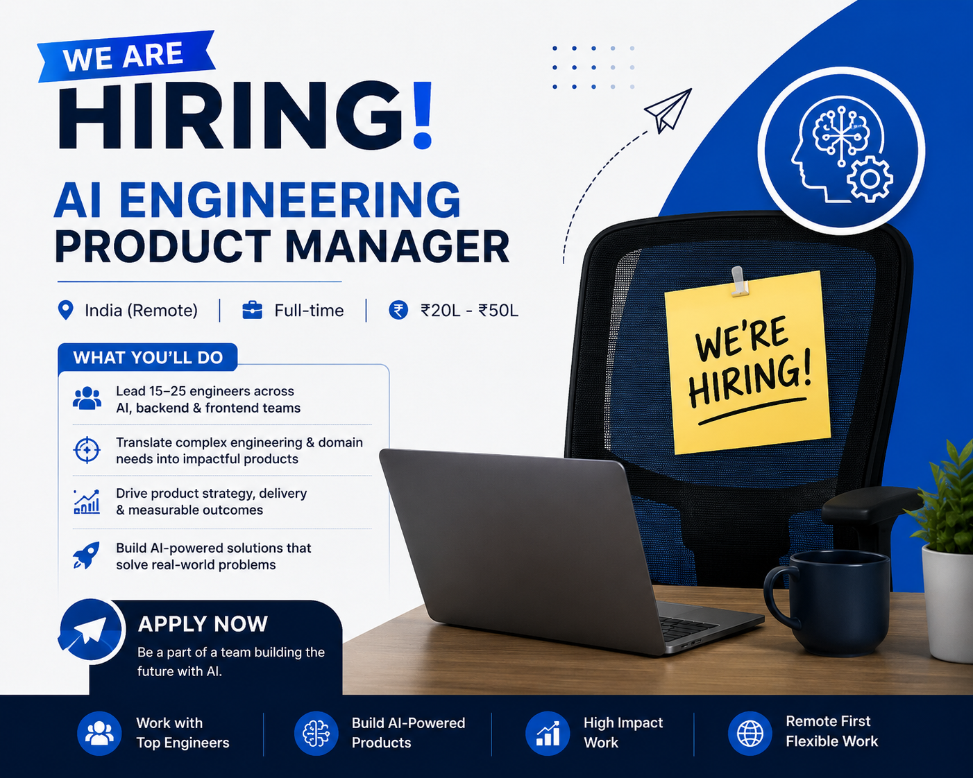 AI Engineering Product Manager Jobs | Remote | ₹20–50 LPA