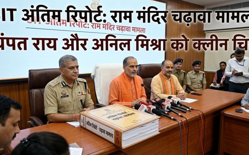 राम मंदिर चढ़ावा मामले में SIT की अंतिम रिपोर्ट, चंपत राय और अनिल मिश्रा को क्लीन चिट